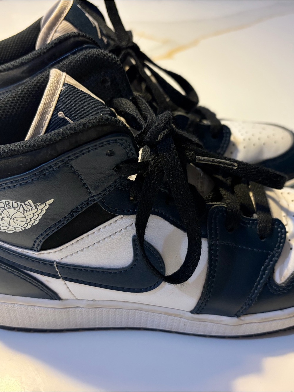 Nike Kids' Black and White Low-Top Sneakers